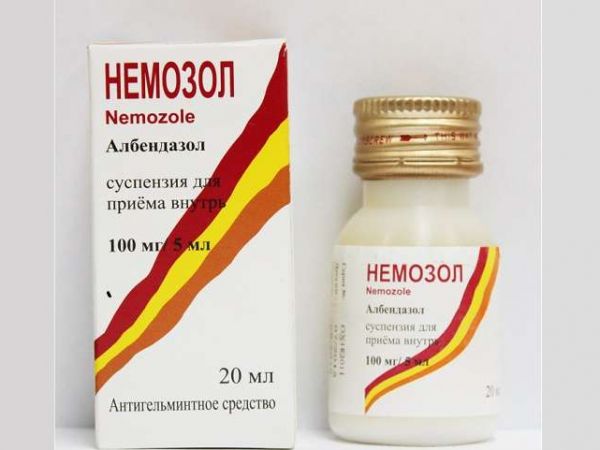 Инструкция по применению Немозола при гельминтозе